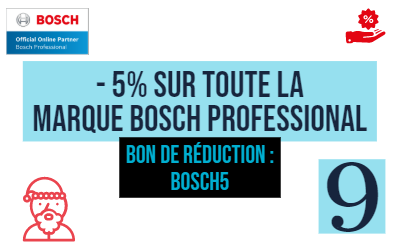 Jour 9 : -5% sur tous les produits Bosch Pro