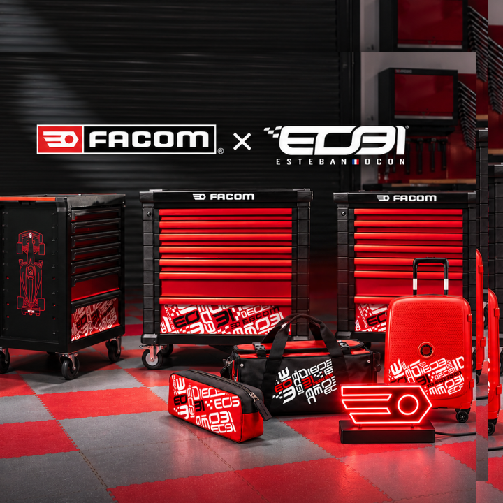 Collection FACOM x Esteban Ocon - L'Atelier d'Esteban
