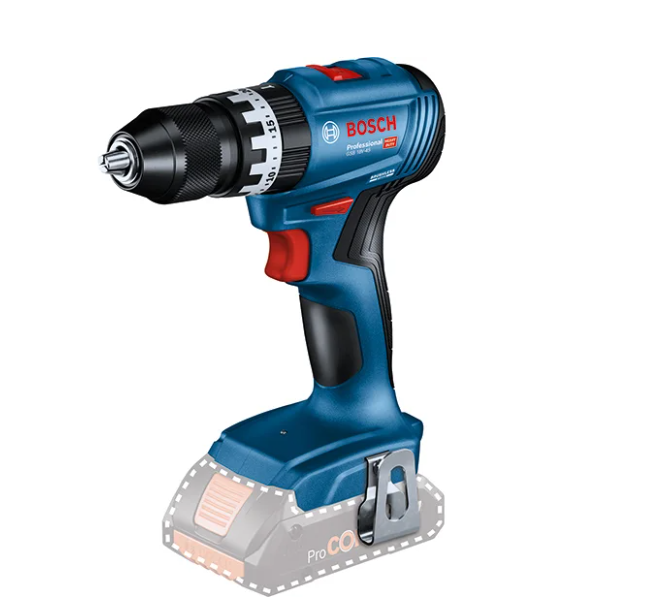 Perceuse-visseuse à percussion Bosch Professional GSB 18V-45 solo offerte