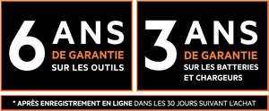 Garantie 6 ans AEG Powertools